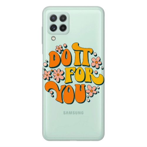 Samsung A22 4G Do it For You Transparent Silicone TPU Θήκη