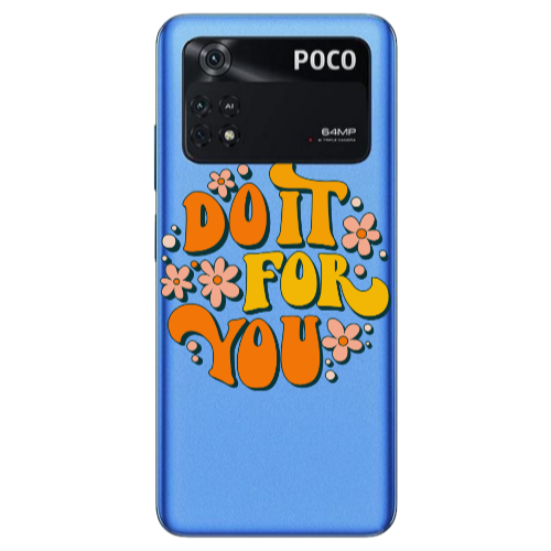 Xiaomi Poco M4 Pro 4G Do it For You Transparent Silicone TPU Θήκη