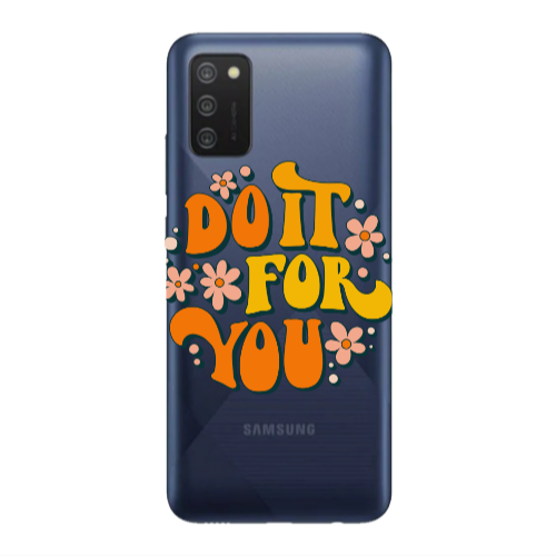 Samsung A03S Do it For You Transparent Silicone TPU Θήκη