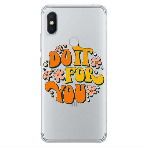 Xiaomi Redmi S2 Do it For You Transparent Silicone TPU Θήκη