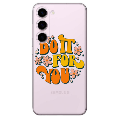 Samsung S23 Plus Do it For You Transparent Silicone TPU Θήκη