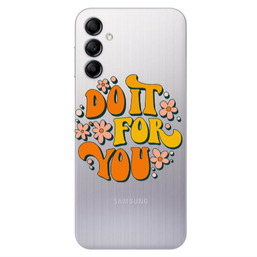 Samsung A14 5G Do it For You Transparent Silicone TPU Θήκη