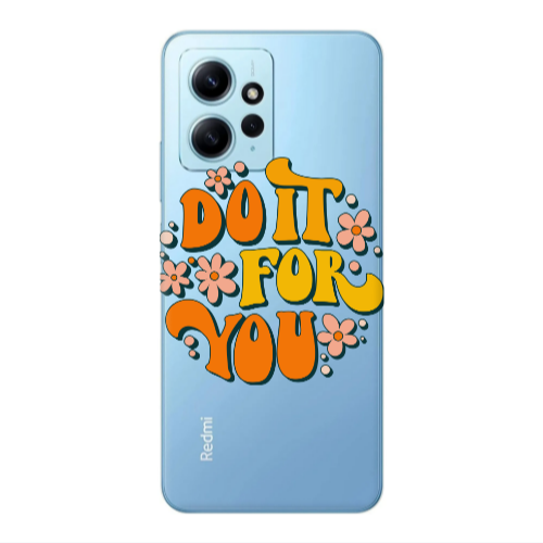 Xiaomi Redmi Note 12 4G Do it For You Transparent Silicone TPU Θήκη