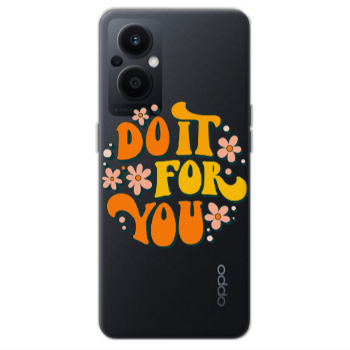Oppo Reno 7 Lite Do it For You Transparent Silicone TPU Θήκη