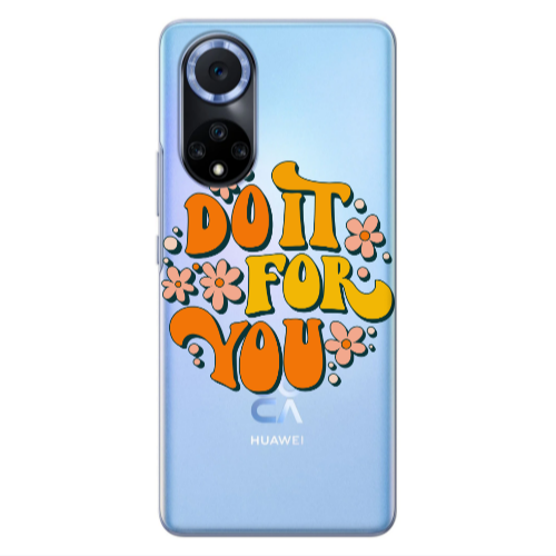 Huawei Nova 9 Do it For You Transparent Silicone TPU Θήκη