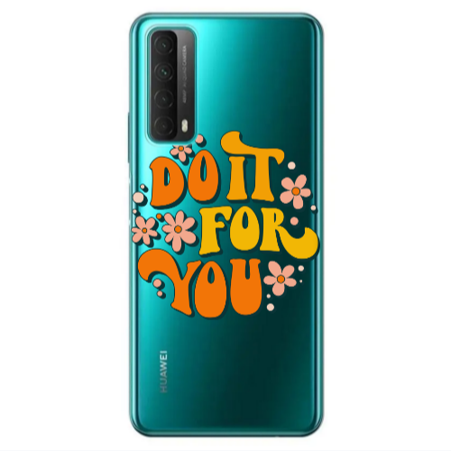 Huawei P Smart 2021 Do it For You Transparent Silicone TPU Θήκη