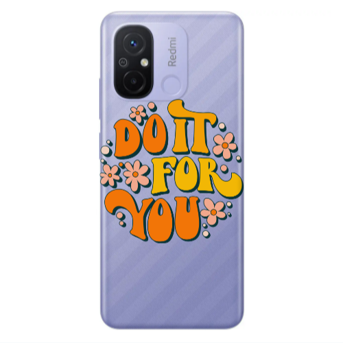 Xiaomi Redmi 12C Do it For You Transparent Silicone TPU Θήκη