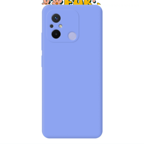 Xiaomi Redmi 12C Do it For You Light Purple Colored Silicone TPU Θήκη