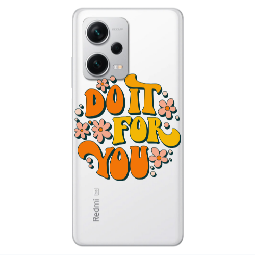Xiaomi Redmi Note 12 5G Do it For You Transparent Silicone TPU Θήκη