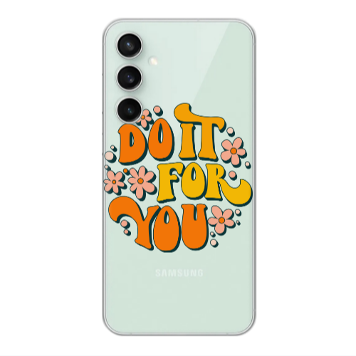 Samsung S23FE Do it For You Transparent Silicone TPU Θήκη