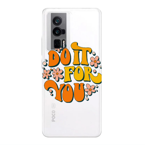 Xiaomi Poco F5 Pro Do it For You Transparent Silicone TPU Θήκη