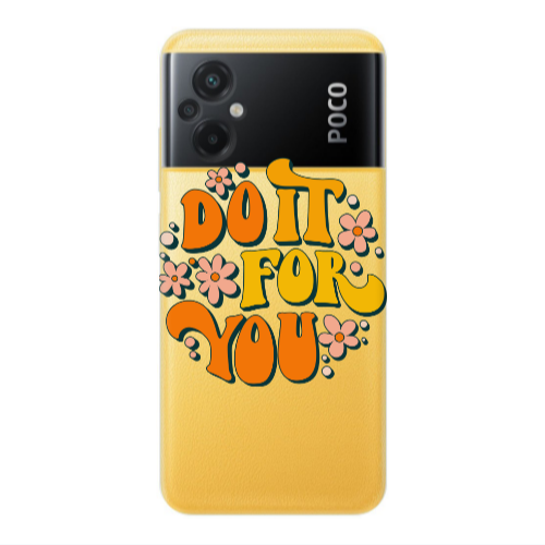 Xiaomi Poco M5 Do it For You Transparent Silicone TPU Θήκη