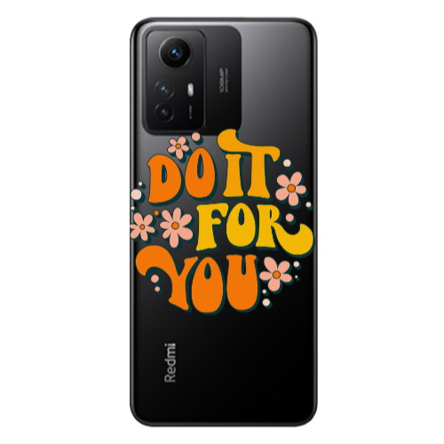 Xiaomi Redmi Note 12s Do it For You Transparent Silicone TPU Θήκη