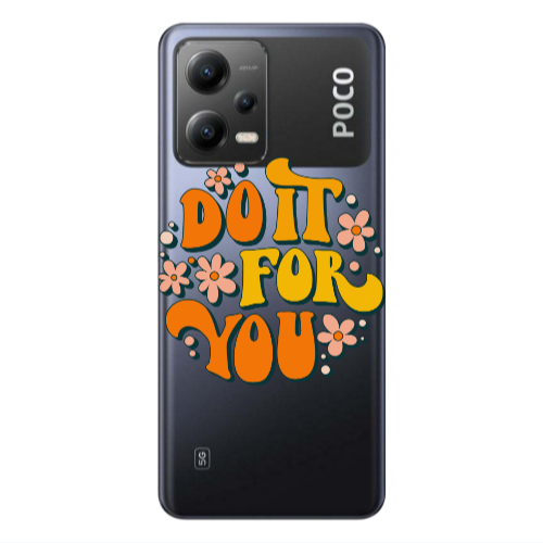 Xiaomi Poco X5 Do it For You Transparent Silicone TPU Θήκη
