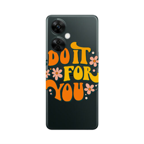Oneplus Nord CE 3 Lite 5G Do it For You Transparent Silicone TPU Θήκη