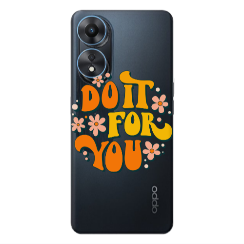 Oppo A 98 Do it For You Transparent Silicone TPU Θήκη