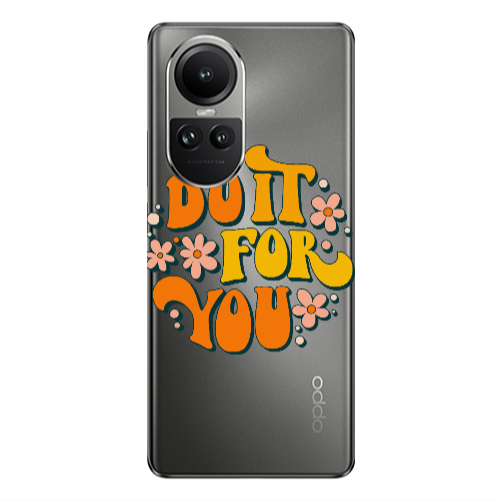 Oppo Reno10 5G Do it For You Transparent Silicone TPU Θήκη