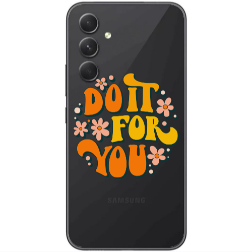 Samsung Galaxy A25 Do it For You Transparent Silicone TPU Θήκη