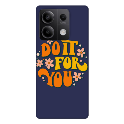 Xiaomi Redmi Note 13 5G Do it For You Dark blue Colored Silicone TPU Θήκη