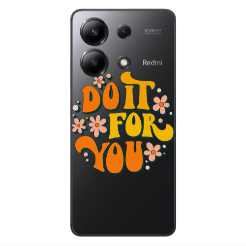 Xiaomi Redmi Note 13 4G Do it For You Transparent Silicone TPU Θήκη