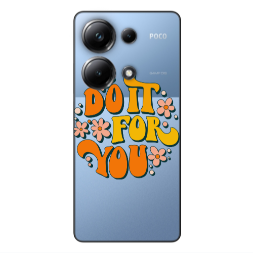 Xiaomi Poco M6 Pro 4G Do it For You Transparent Silicone TPU Θήκη