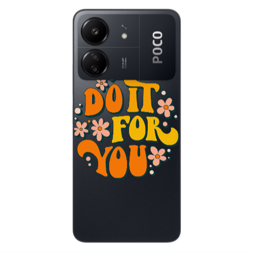 Xiaomi Poco C65 Do it For You Transparent Silicone TPU Θήκη