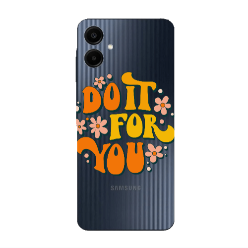 Samsung A06 Do it For You Transparent Silicone TPU Θήκη