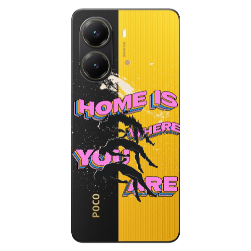 Xiaomi Poco X7 Pro Home Is Where Transparent Silicone TPU Θήκη