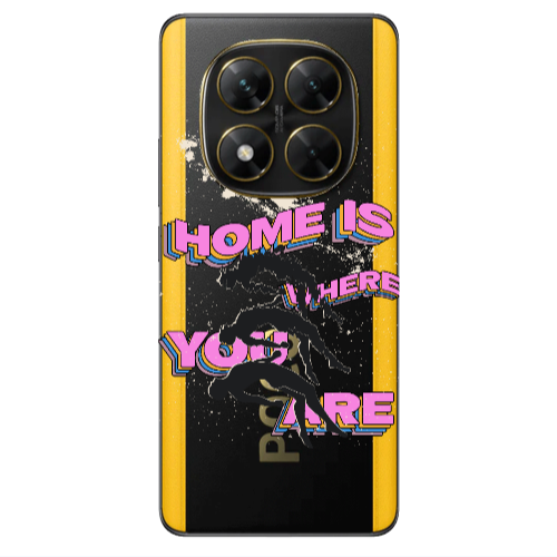 Xiaomi Poco X7 Home Is Where Transparent Silicone TPU Θήκη