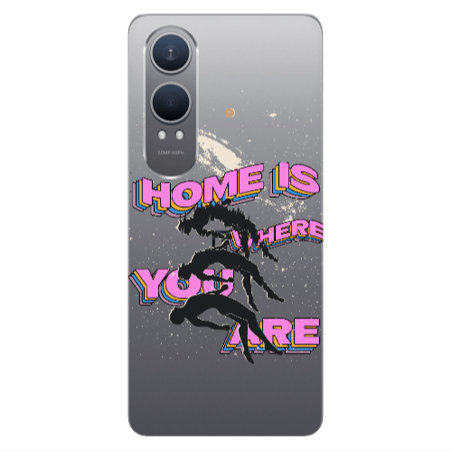 Oneplus Nord Ce 4 lite Home Is Where Transparent Silicone TPU Θήκη