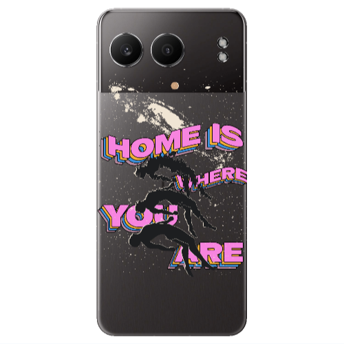 Oneplus Nord 4 Home Is Where Transparent Silicone TPU Θήκη