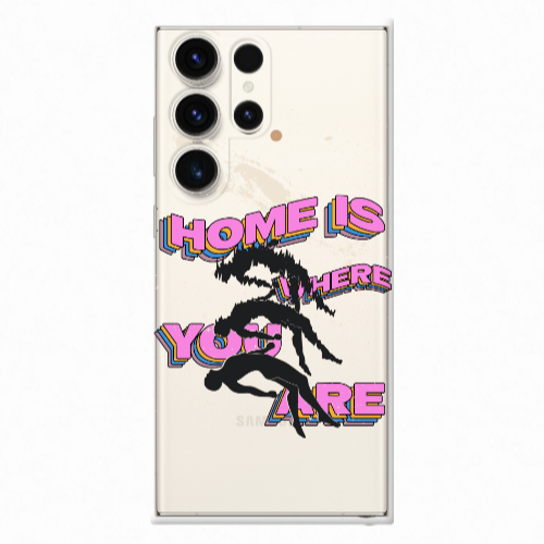 Samsung S25 Ultra Home Is Where Transparent Silicone TPU Θήκη