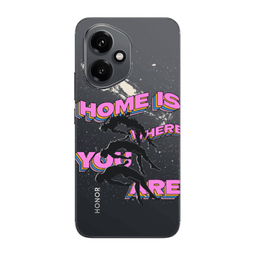 Honor Magic 400 Home Is Where Transparent Silicone TPU Θήκη