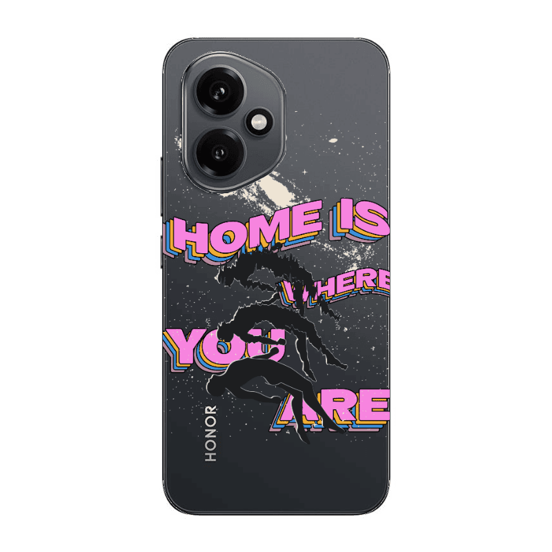 Honor Magic 400 Home Is Where Transparent Silicone TPU Θήκη