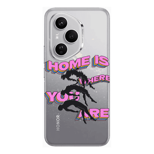 Honor Magic 400 Pro Home Is Where Transparent Silicone TPU Θήκη