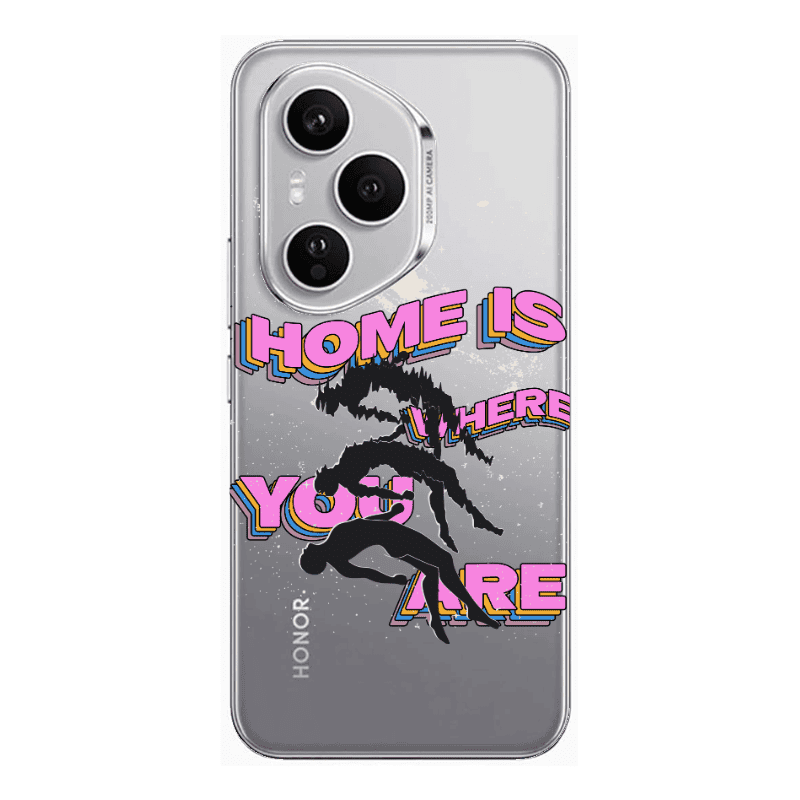 Honor Magic 400 Pro Home Is Where Transparent Silicone TPU Θήκη