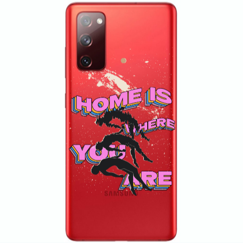 Samsung S20 FE Home Is Where Transparent Silicone TPU Θήκη