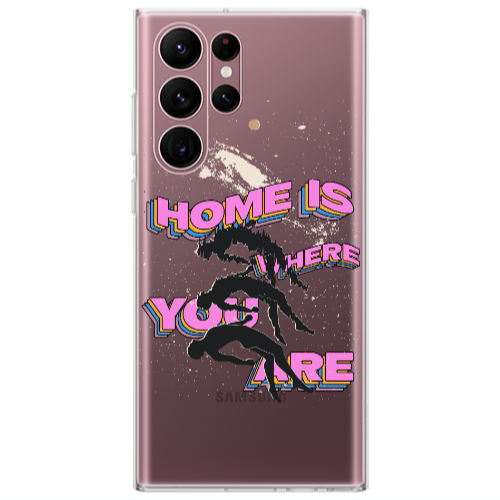 Samsung S22 Ultra Home Is Where Transparent Silicone TPU Θήκη
