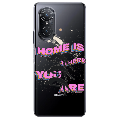 Huawei Nova 9 SE Home Is Where Transparent Silicone TPU Θήκη