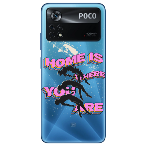 Xiaomi Poco X4 Pro Home Is Where Transparent Silicone TPU Θήκη