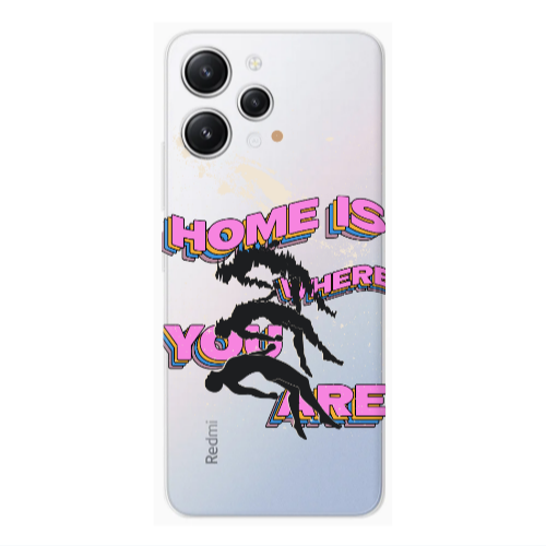 Xiaomi Redmi 12 Home Is Where Transparent Silicone TPU Θήκη