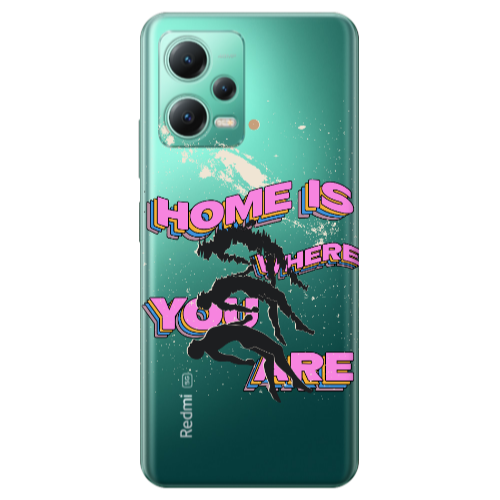Xiaomi Redmi Note 12 Pro Plus 5G Home Is Where Transparent Silicone TPU Θήκη