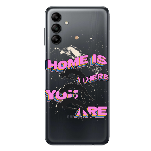 Samsung A13 5G Home Is Where Transparent Silicone TPU Θήκη