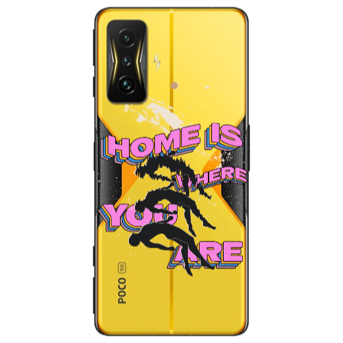 Xiaomi Poco F4 Gt Home Is Where Transparent Silicone TPU Θήκη