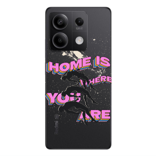 Xiaomi Redmi Note 13Pro 5G Home Is Where Transparent Silicone TPU Θήκη