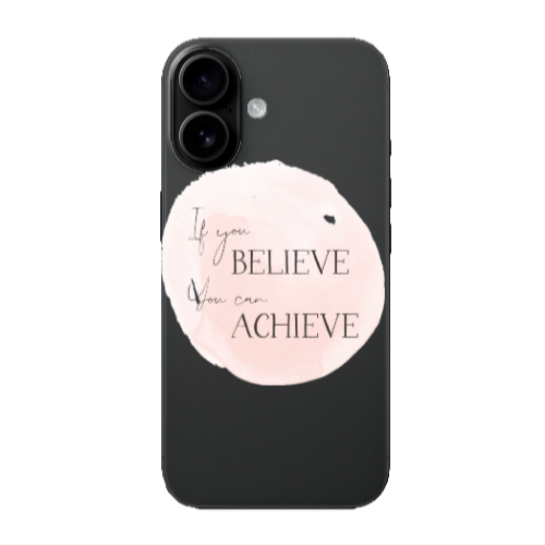 Apple Iphone 16 plus If You Believe Transparent Silicone TPU Θήκη