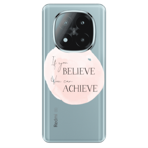 Xiaomi Redmi Note 14 Pro + 5g If You Believe Transparent Silicone TPU Θήκη