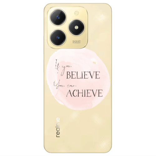 Realme C61 If You Believe Transparent Silicone TPU Θήκη
