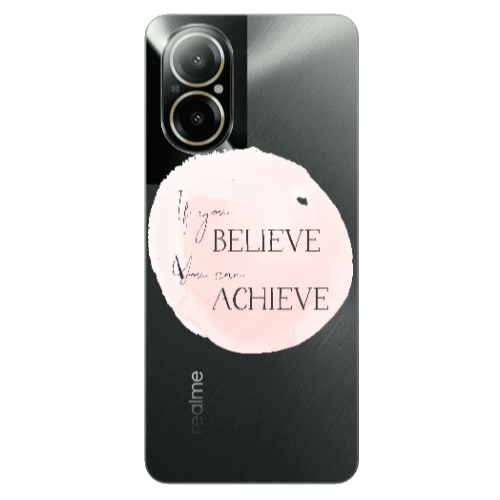 Realme C67 If You Believe Transparent Silicone TPU Θήκη