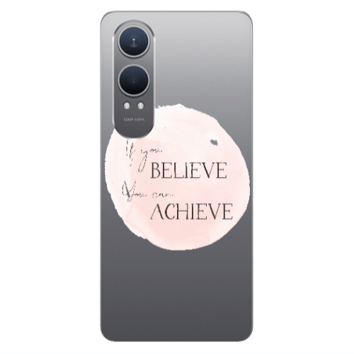 Oneplus Nord Ce 4 lite If You Believe Transparent Silicone TPU Θήκη